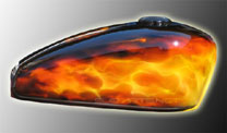 true fire motorradtank